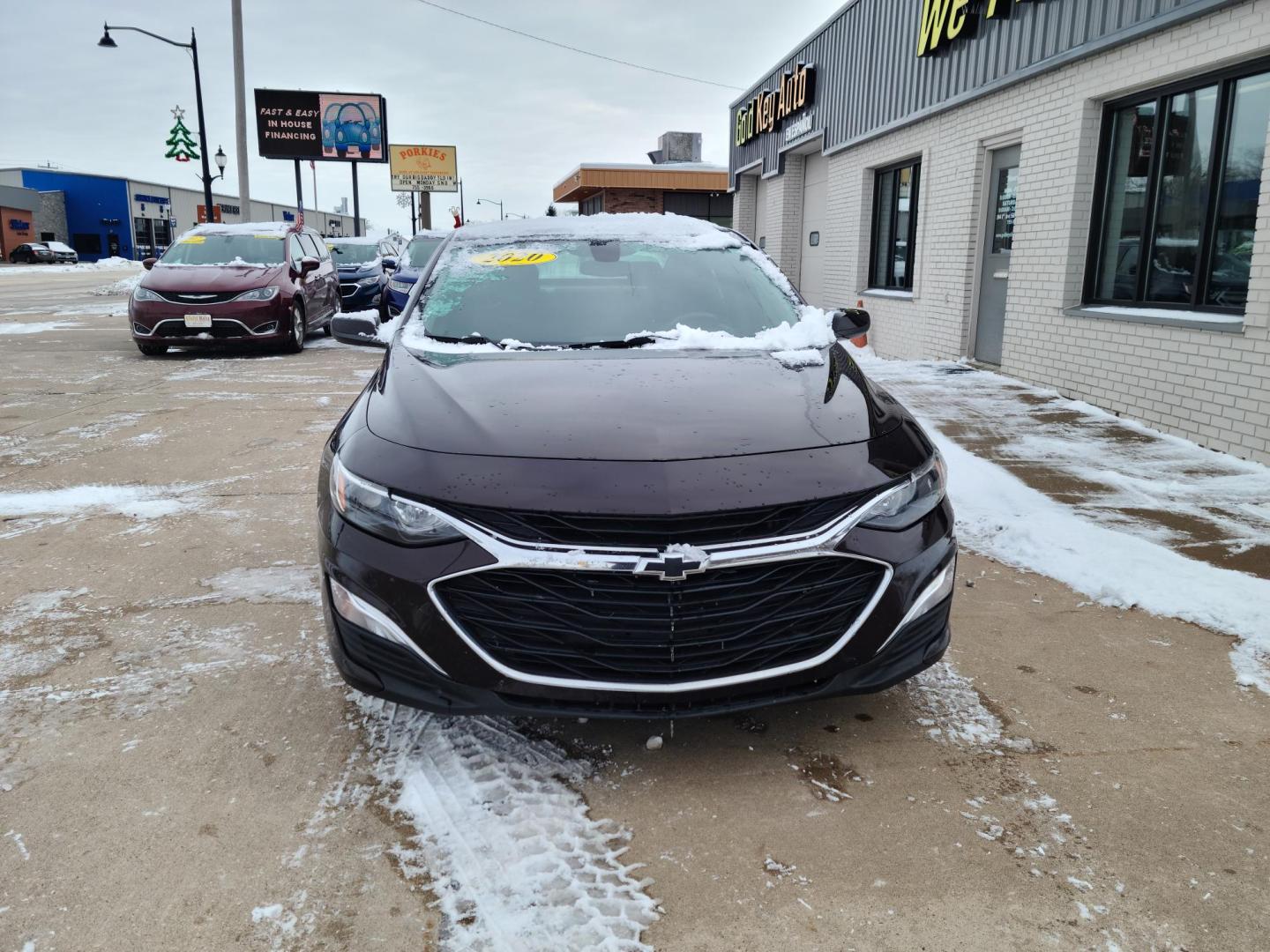 2020 Black Cherry Metallic /Jet Black, Premium Cloth Chevrolet Malibu RS (1G1ZG5ST6LF) with an 1.5L L4 DOHC 16V engine, 6A transmission, located at 104 1st Avenue, Silvis, IL, 61282, (309) 755-9511, 41.515156, -90.425377 - Photo#1