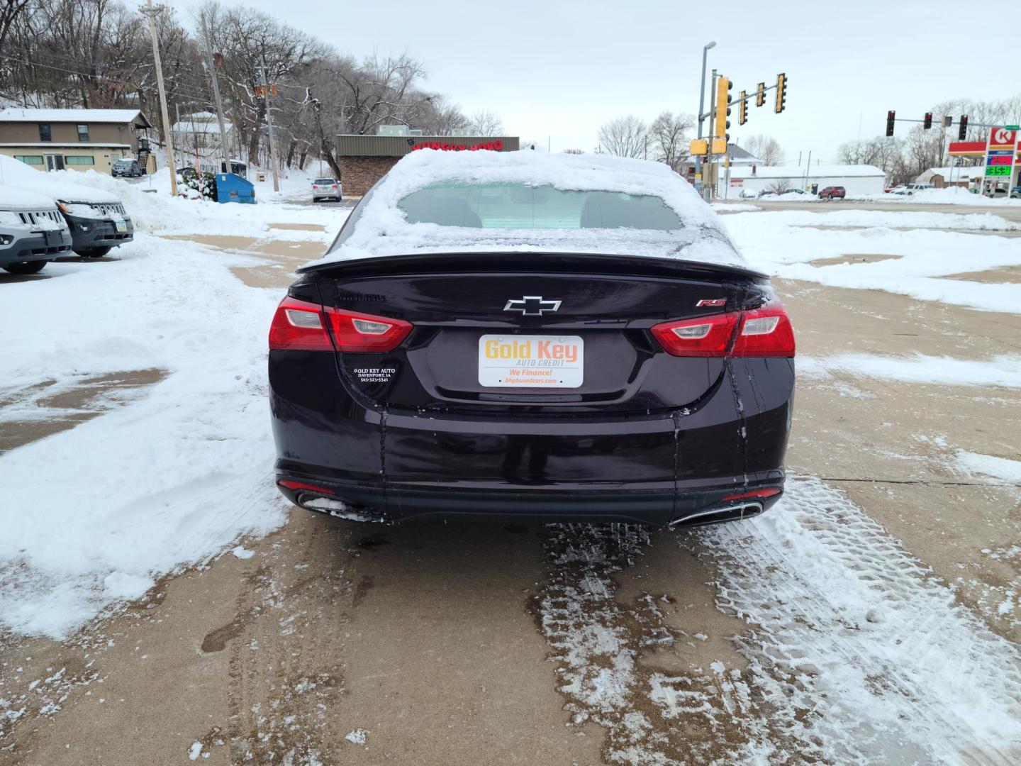2020 Black Cherry Metallic /Jet Black, Premium Cloth Chevrolet Malibu RS (1G1ZG5ST6LF) with an 1.5L L4 DOHC 16V engine, 6A transmission, located at 104 1st Avenue, Silvis, IL, 61282, (309) 755-9511, 41.515156, -90.425377 - Photo#2