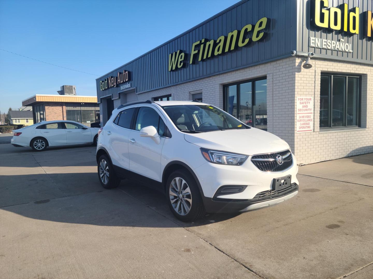 2017 /Black Buick Encore Preferred AWD (KL4CJESB9HB) with an 1.4L L4 DOHC 16V TURBO engine, 6A transmission, located at 104 1st Avenue, Silvis, IL, 61282, (309) 755-9511, 41.515156, -90.425377 - Photo#0