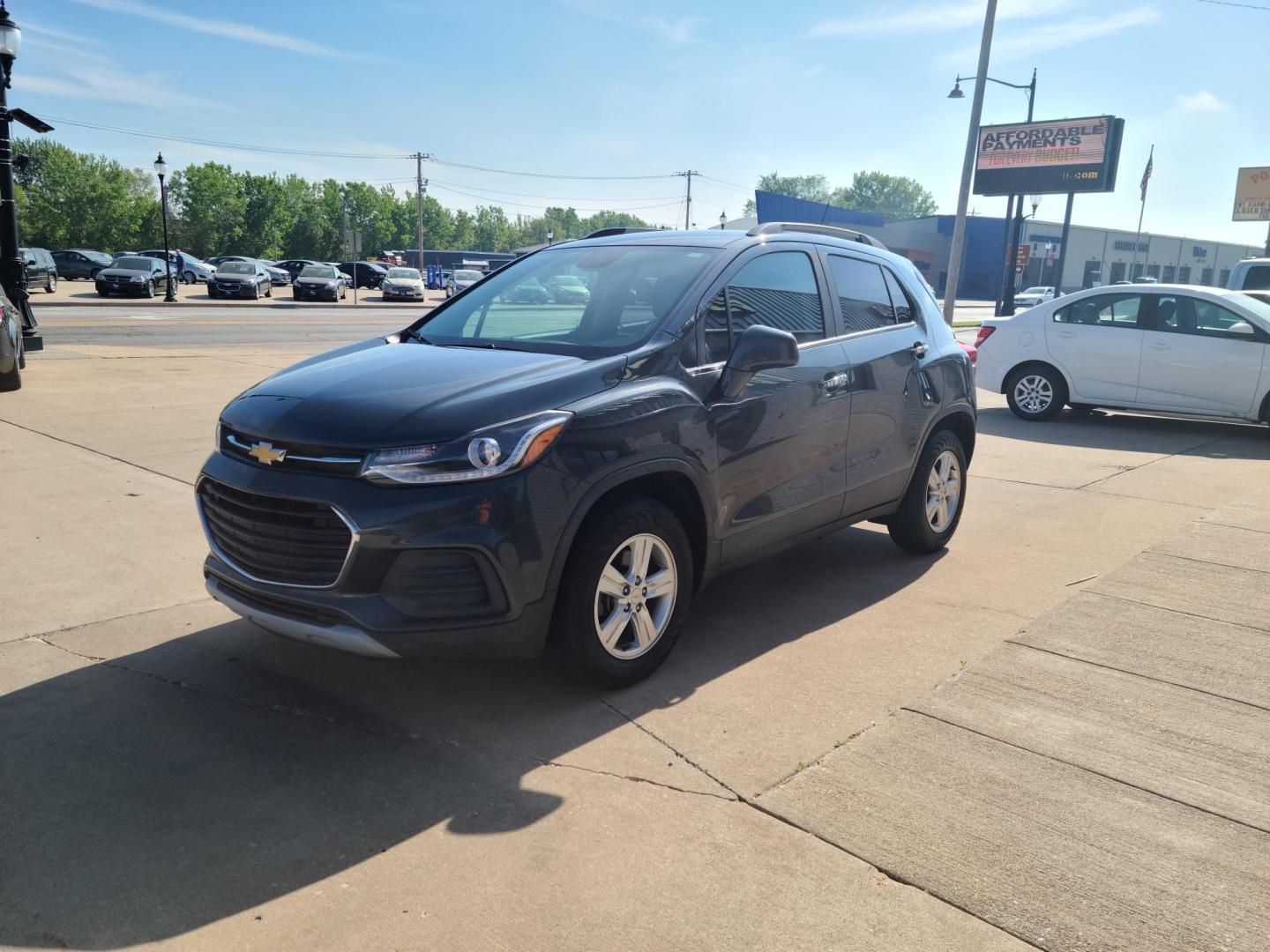 2018 Gray /Black Chevrolet Trax LT AWD (KL7CJPSBXJB) with an 1.4L L4 DOHC 16V engine, 6A transmission, located at 104 1st Avenue, Silvis, IL, 61282, (309) 755-9511, 41.515156, -90.425377 - Photo#1
