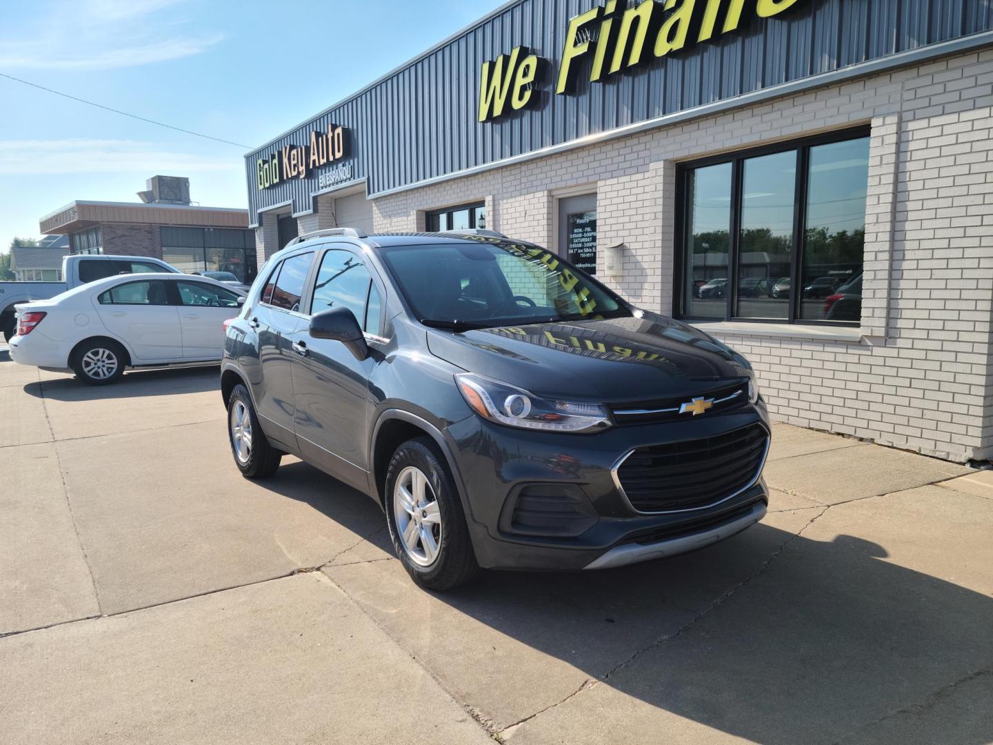 2018 Gray /Black Chevrolet Trax LT AWD (KL7CJPSBXJB) with an 1.4L L4 DOHC 16V engine, 6A transmission, located at 104 1st Avenue, Silvis, IL, 61282, (309) 755-9511, 41.515156, -90.425377 - Photo#0