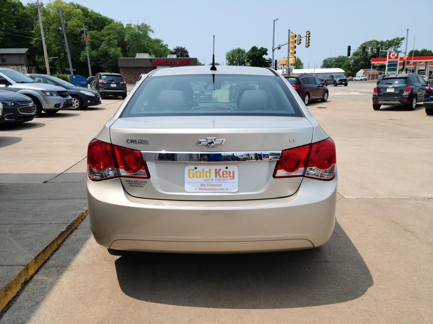 2014 /Black Chevrolet Cruze 1LT Auto (1G1PC5SB3E7) with an 1.4L L4 DOHC 16V TURBO engine, 6-Speed Automatic transmission, located at 104 1st Avenue, Silvis, IL, 61282, (309) 755-9511, 41.515156, -90.425377 - Photo#2