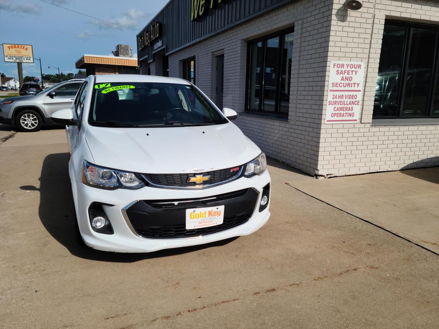 2017 Summit White Chevrolet Sonic RS 5-Door (1G1JD6SH9H4) with an 1.8L L4 DOHC 24V engine, 5A transmission, located at 104 1st Avenue, Silvis, IL, 61282, (309) 755-9511, 41.515156, -90.425377 - Photo#1