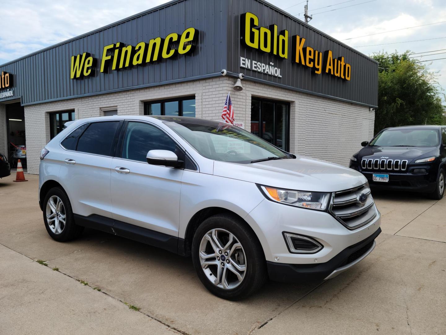 2016 Ford Edge Titanium AWD (2FMPK4K97GB) with an 2.0L L4 DOHC 16V engine, 6A transmission, located at 104 1st Avenue, Silvis, IL, 61282, (309) 755-9511, 41.515156, -90.425377 - Photo#0