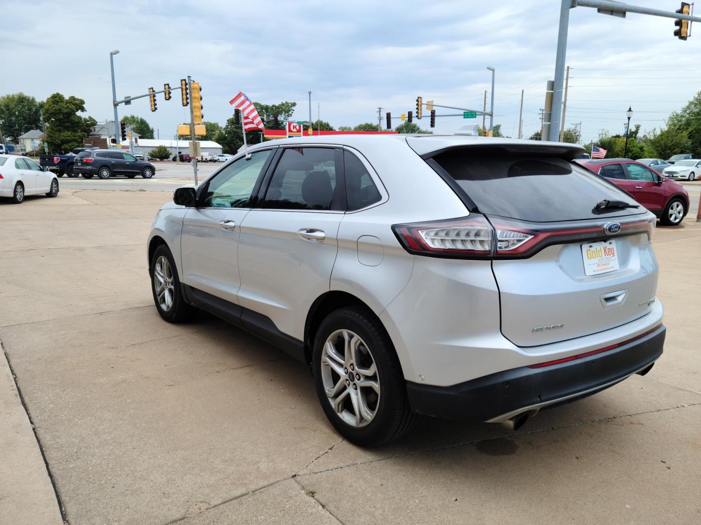2016 Ford Edge Titanium AWD (2FMPK4K97GB) with an 2.0L L4 DOHC 16V engine, 6A transmission, located at 104 1st Avenue, Silvis, IL, 61282, (309) 755-9511, 41.515156, -90.425377 - Photo#2