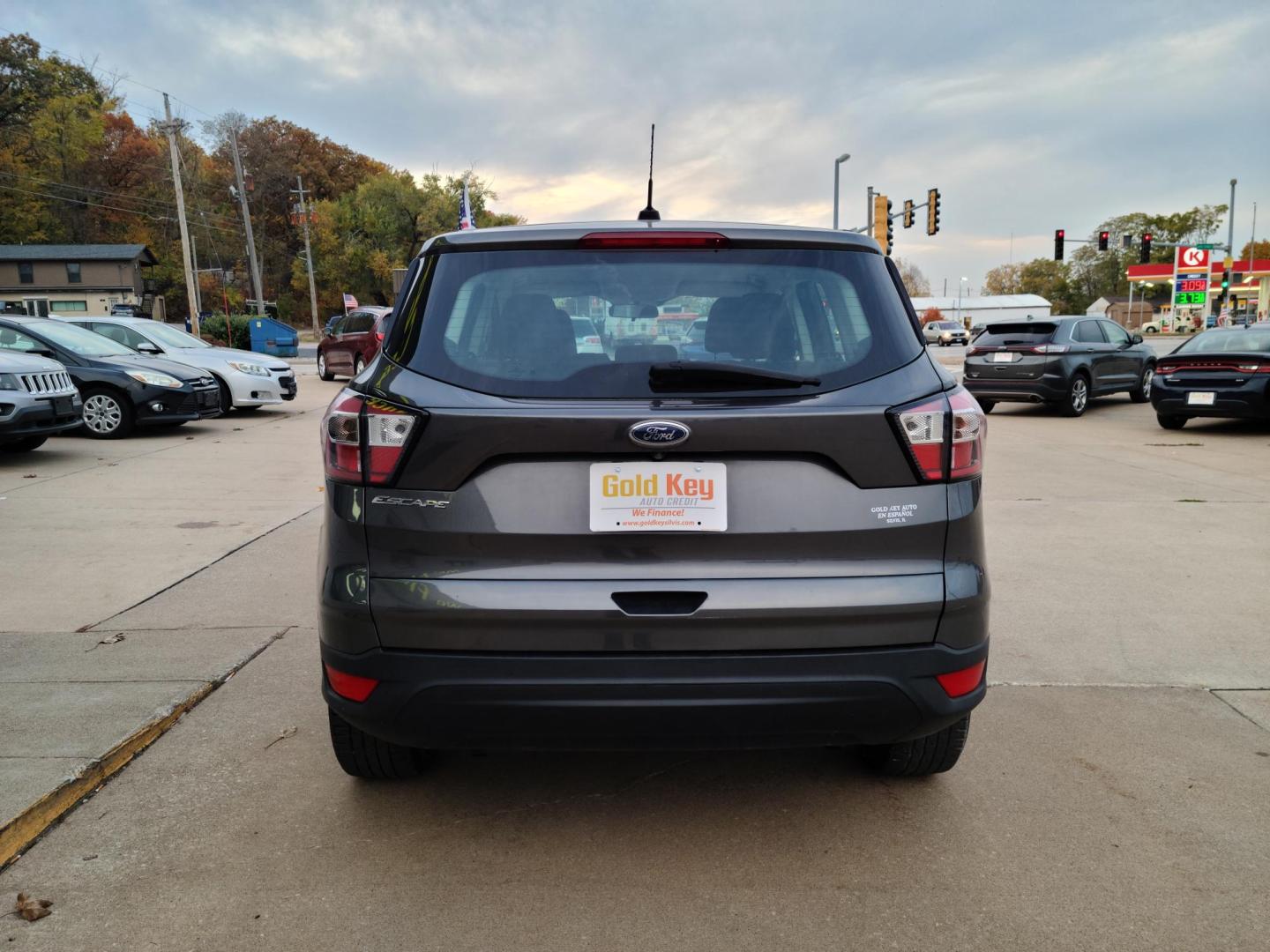 2017 Ford Escape S FWD (1FMCU0F78HU) with an 2.5L L4 DOHC 16V engine, 6A transmission, located at 104 1st Avenue, Silvis, IL, 61282, (309) 755-9511, 41.515156, -90.425377 - Photo#3
