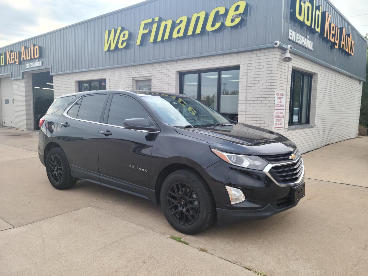 2019 /Black Chevrolet Equinox LT 2WD (3GNAXJEV1KL) with an 1.5L L4 DIR DOHC 16V TURBO engine, 6A transmission, located at 104 1st Avenue, Silvis, IL, 61282, (309) 755-9511, 41.515156, -90.425377 - Photo#0