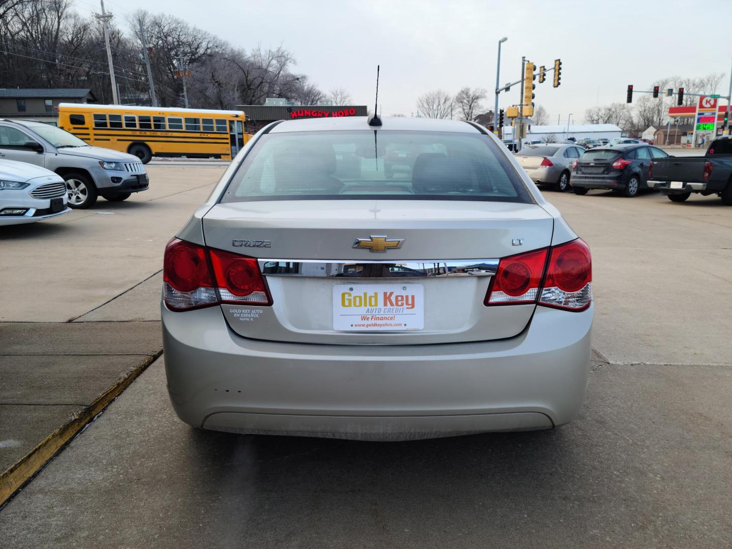 2016 /Black Chevrolet Cruze 2LT Auto (1G1PE5SB6G7) with an 1.4L L4 DOHC 16V TURBO engine, 6-Speed Automatic transmission, located at 104 1st Avenue, Silvis, IL, 61282, (309) 755-9511, 41.515156, -90.425377 - Photo#3
