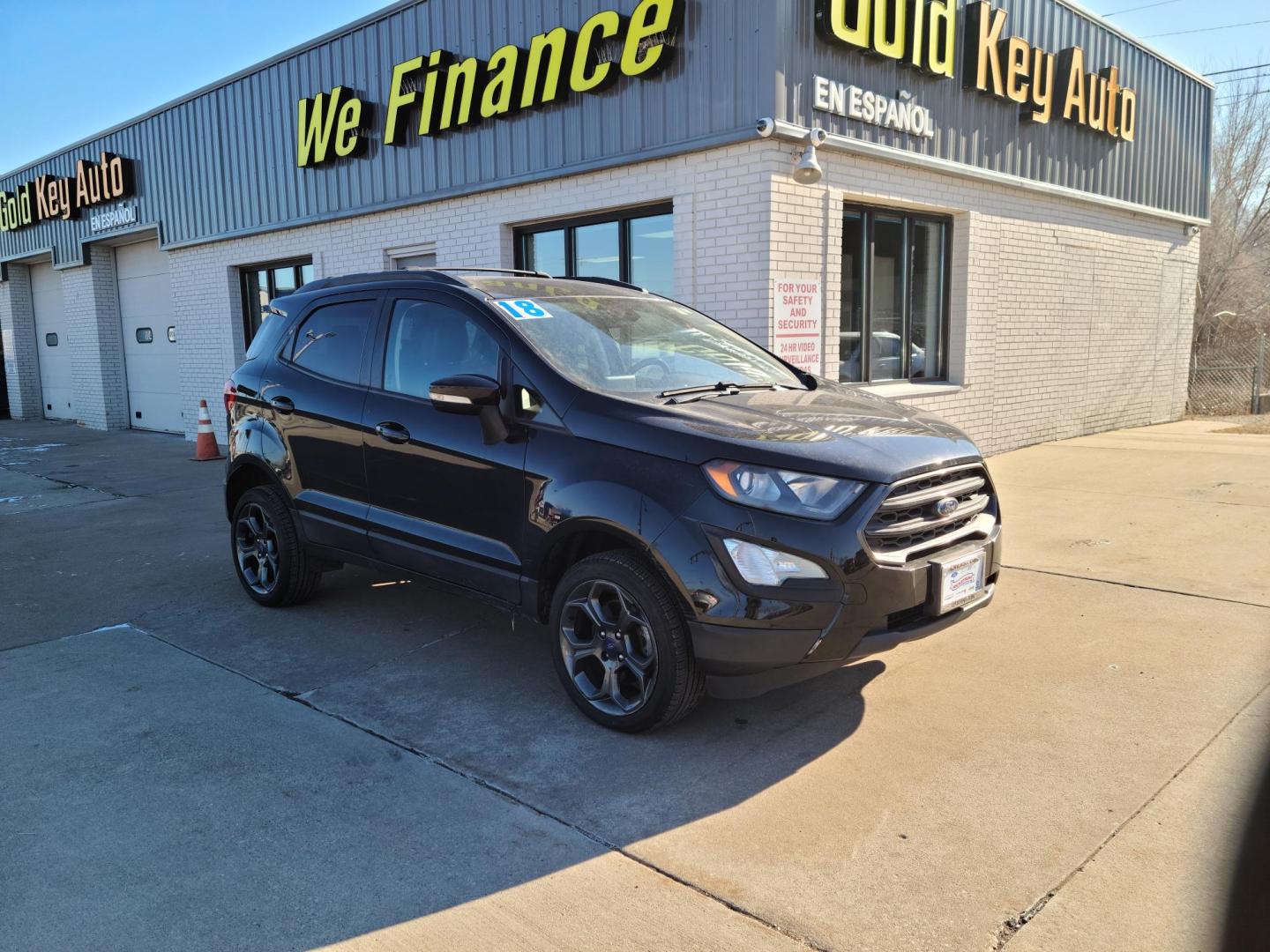 2018 Ford EcoSport SES Sport AWD (MAJ6P1CL8JC) with an 2.0L L4 DOHC 16V engine, 6A transmission, located at 104 1st Avenue, Silvis, IL, 61282, (309) 755-9511, 41.515156, -90.425377 - Photo#0