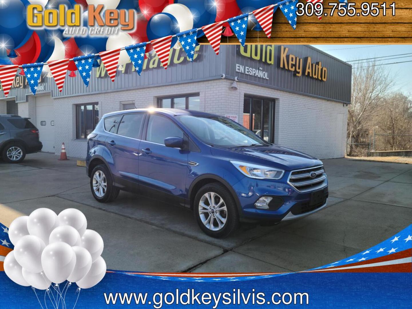 2017 Ford Escape SE FWD (1FMCU0GD9HU) with an 1.5L L4 DOHC 16V engine, 6A transmission, located at 104 1st Avenue, Silvis, IL, 61282, (309) 755-9511, 41.515156, -90.425377- Photo#0